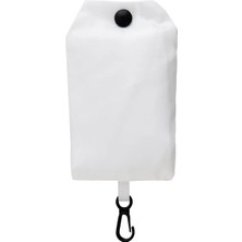 Songli Beyaz Alışveriş Çantası Düz Renk Çevre Dostu Katlanır Yeniden Kullanılabilir Taşınabilir Omuz Çantası Polyester Seyahat Bakkal Için (Yurt Dışından)