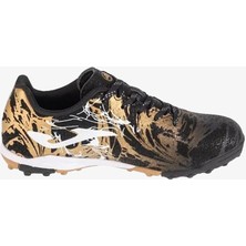 Joma Super Copa Jr 2401 Negro Oro Turf Çocuk Siyah Krampon (Halı Saha) SCJS2401TF