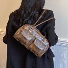 Songli Siyah Kaliteli Kadın Tote Çanta Şık Hobo Omuz Deri Çanta Tasarımcısı Lüks Tote Büyük Kapasiteli Katı Alışveriş Çantası Kadın Bolsos (Yurt Dışından)