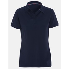 Slam Ws Tech Pıque Polo Ss Lacivert Kadın Polo Tshirt