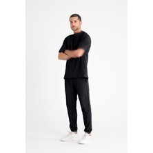 Yakamel Erkek Kısa Kollu Yazlık Penye Pijama Takımı