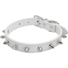 Shanhua Shop A06 Tarzı M Boyutu Yuvarlak Kafa Perçin Dekorasyon Köpek Tasması Ayarlanabilir Çinko Alaşım Toka Correa Perro Orta Büyük Mascotas Yaka Perro Collier (Yurt Dışından)