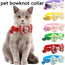 Shanhua Shop Yeşil Stil Yay Ayarlanabilir Papyon Köpekler Için Kedi Yavrusu Ilmek Yaka Kedi Yaka Ilmek Kolye Köpekler Için Çan ile Catuahua Yorkie (Yurt Dışından)