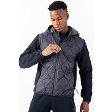 Maraton Regular Erkek Çıkma Kapüşonlu  Lacivert Ceket