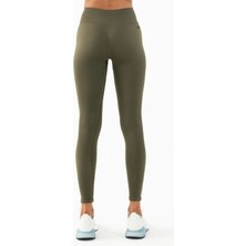 Maraton Active Slimfit Kadın    Koşu Haki Tayt 812118