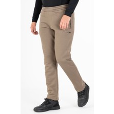 Maraton Regular Erkek  Düz Paça Kakao Eşofman Altı