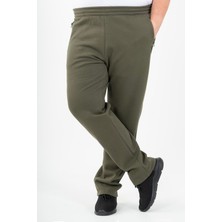 Maraton Büyük Beden Erkek  Düz Paça Açık Haki- Eşofman Altı