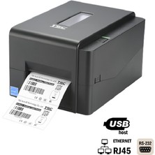 Tsc TE210 Barkod Etiket Yazıcı 203DPI, USB + Ethernet + RS232 + USB 99-065A301-00LF0L