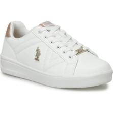 U.s. Polo Assn. Exxy 4Fx Kadın Beyaz (36-40) Sneaker Ayakkabı