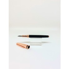 Divitpen Rose Gold Siyah Lake Dolma Kalem Lake Siyah