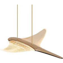 Zr Aydınlatma Gold Tekli Kuş Sarkıt, 3000K, Yatak Başı,banyo,sarkıt,lamba,led Aydınlatma,dekoratif