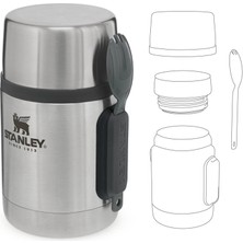 Stanley Adventure Paslanmaz Çelik Yemek Termosu 0.53 L