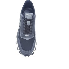 Marcomen Siyah Deri Erkek Sneaker Spor Ayakkabı
