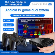 Megamus M8 Pro Mını Kablosuz 2.4g Hd Arcade N64 Aile Tv Mini Oyun P2 Kolu Klasik X2 Oyun Konsolu