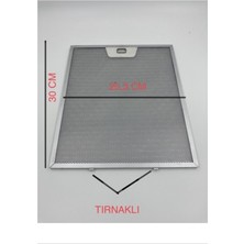 Arçelik 25,3X30 cm Davlumbaz Ankastre Aspiratör Alüminyum Yağ Filtresi 253X300 !!alt Kısmı Tırnaklı!!