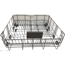 Arçelik Altus Bulaşık Makinesi Alt Sepet (Orjinal) Gri Renk Katlanabilir Özellikli