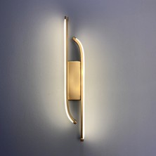 Asva Design Gold Laura Modern Beyaz Ledli Duvar Aplik