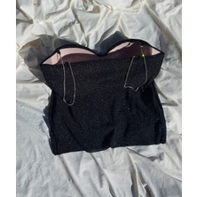 Gardıroza Gloplu Askılı Crop Büstiyer Badi Body Bady Atlet