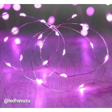 DükkanOn 5 Metre Peri LED Mor animasyonlu