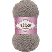 Alize Cotton Gold El Örgü Ipliği 5'li Paket 827 Koyu Bej