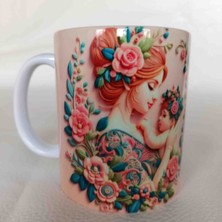 Mugs And Love Anneler Günü4 3D Baskı Büyük Boy Kupa