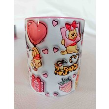 Mugs And Love Winny The Pooh Kalpli 3D Baskı Büyük Boy Kupa