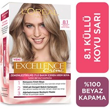 CarrefourSA L'oreal Paris Excellence Creme 8.1 Saç Boyası