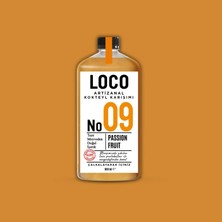 LocoShop NO 09 Passion Fruit Artizanal Alkolsüz Karışım Taze Sıkma Meyve Kokteyl Mix