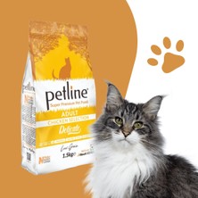 Petline Natural Delicate Adult Tavuklu Yetişkin Kedi Maması 1.5 kg