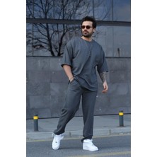 Yakamel Erkek Kısa Kollu Eşofman Takımı