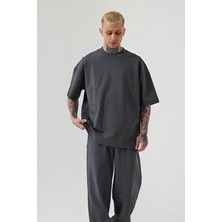 Erkek Kısa Kollu Oversize Pijama Takımı