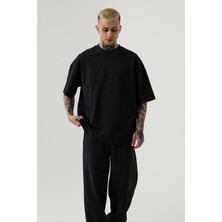 Erkek Kısa Kollu Oversize Pijama Takımı