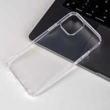 Case 4u Apple iPhone 12 Kılıf 2mm Anti Shock Silikon Şeffaf