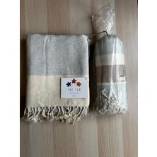 The Tab Collection Peştemal Banyo Plaj Havlusu Büyük Boy Xxl %100 Pamuk