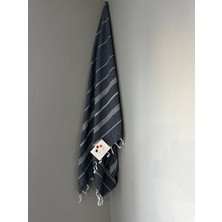 The Tab Collection Peştemal Banyo Plaj Havlusu Büyük Boy Xxl %100 Pamuk