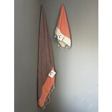 The Tab Collection Peştemal Banyo Plaj Havlusu Büyük Boy Xxl %100 Pamuk