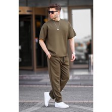 Erkek Kısa Kollu Oversize Penye Pijama Takımı