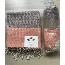 The Tab Collection Peştemal Banyo Plaj Havlusu Büyük Boy Xxl %100 Pamuk