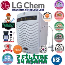 Lg Chem Gold Plus Pompalı Beyaz Montaj Dahil 12 Litre 7 Filitre 14 Aşama Su Arıtma Cihazı