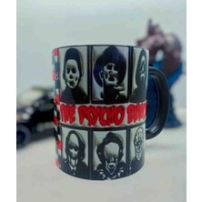 Mugs And Love Phsyco Team 3D Baskı Büyük Boy Kupa