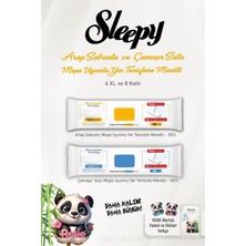 Sleepy Arap Sabun Katkılı 50'li, Çamaşır Suyu Katkılı 50'li 4 Xlarge Yer Temizlik Havlusu ve Rosıe Pamuk 60'lı