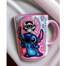 Mugs And Love Stitch 3D Baskı Büyük Boy Kupa