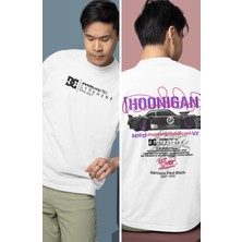 Fuddy Moda Oversize Hoonigan Racing Division Ken Block 43 Sırt Baskılı Rally T-Shirt
