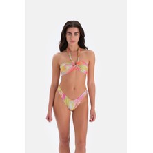 Eros Kadın Turuncu Straplez Bikini Takım 3046