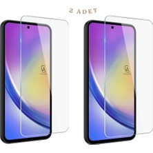 Coolacs Samsung Galaxy A35 5g Ile Uyumlu Ekran Koruyucu Şeffaf Temperli Kırılmaz Cam Ekran Koruyucu 2 Adet