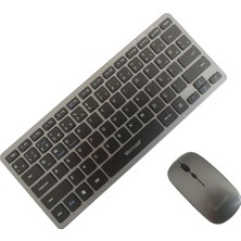 Microcase 2in1 Kablosuz ve Bluetooth Türkçe Klavye Mouse Set Şarjlı - AL4285