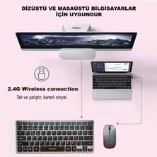 Microcase 2in1 Kablosuz ve Bluetooth Türkçe Klavye Mouse Set Şarjlı - AL4285