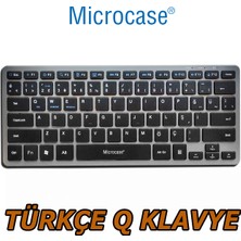 Microcase 2in1 Kablosuz ve Bluetooth Türkçe Klavye Mouse Set Şarjlı - AL4285