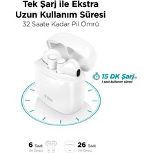 Polham Ttec Enc Gürültü Engellemeli 4 Mikrofonlu Bluetooth Kulaklık, Su Geçirmez Uzun Şarjlı Hafif