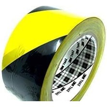 Store 3 M 766I Zemin Işaretleme Bant Pvc Uyarı Işaretleme Sarı Siyah Yapışkan Bant 33 M Genişlik x Uzunluğu 50 mm x 33 M
